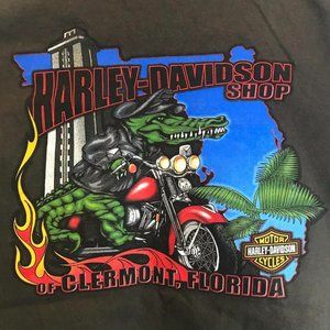 Vintage Harley Davidson T-Shirt: Clermont, Florida 2002